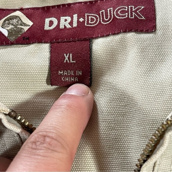 Dri Duck Men’s Full Zip Embroidered Jacket Size XL - Picture 10 of 12